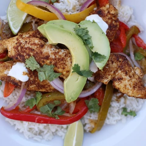 Chicken Fajita Bowl Flavorful