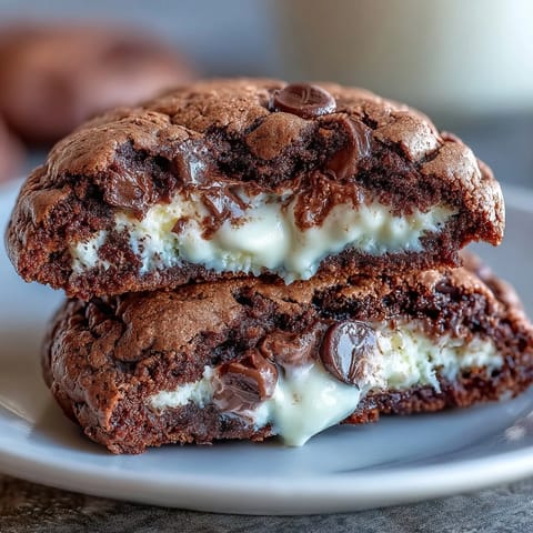 Cream Cheese Stuffed Brownies