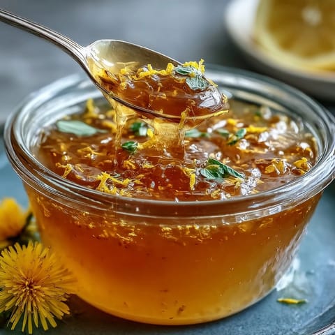 Dandelion Lemon Honey Jelly