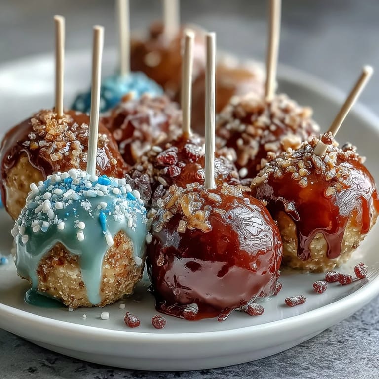 Decorative graduation cake pops in your school colors finished with edible gold glitter for a dazzling treat.