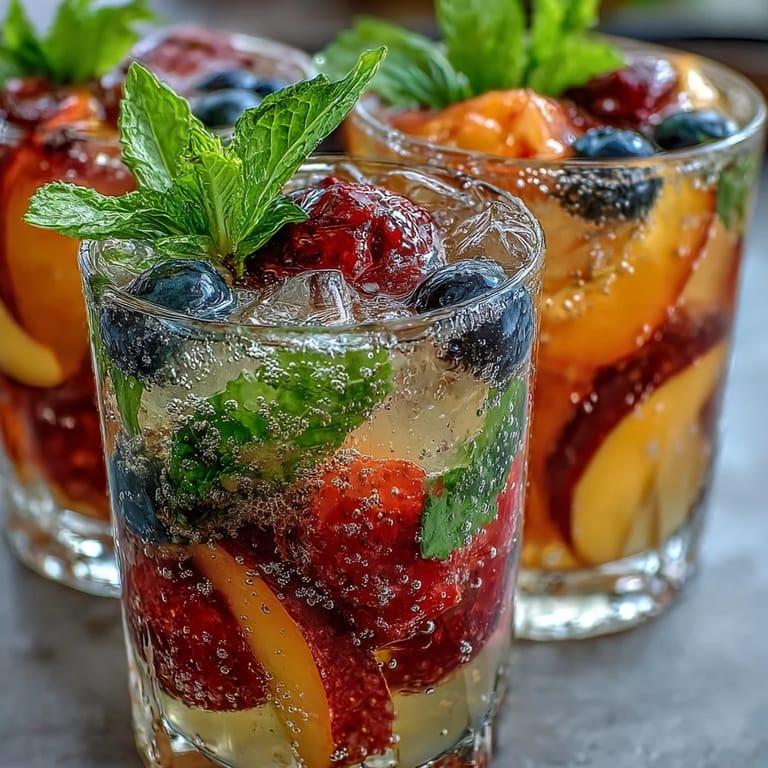 Vibrant lemonade bar setup with chilled lemonade, mint and berry syrups, lemon slices, and ice for guests to customize.